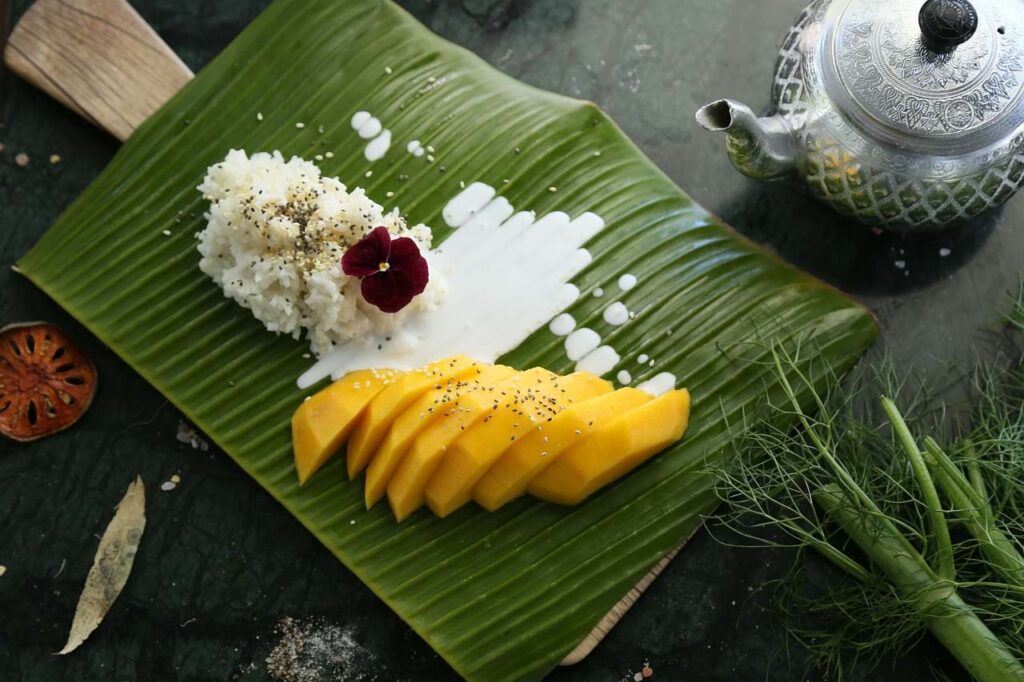 mango stick rice thailand