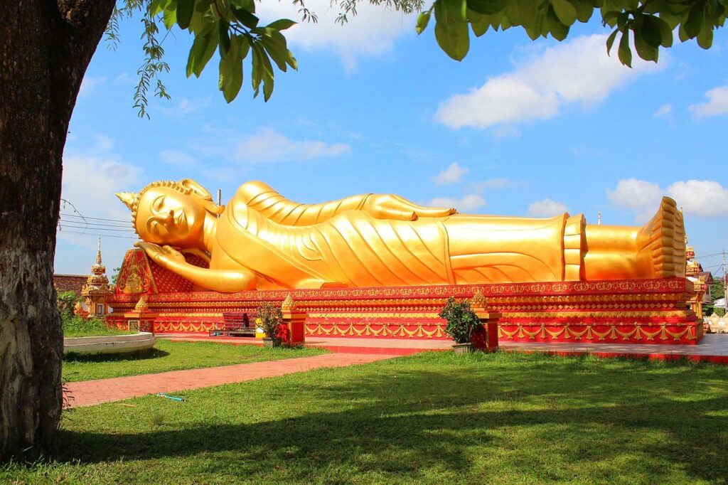Reclining Buddha Laos Travel