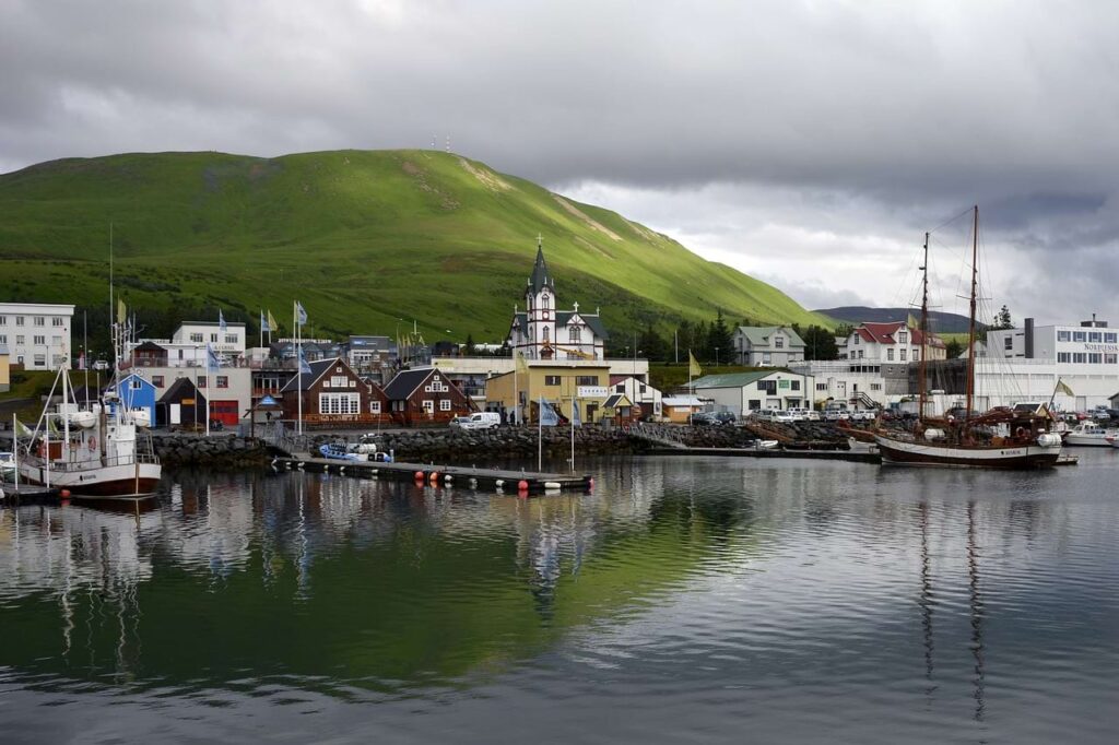 Husavik Port Iceland Solo travel itinerary