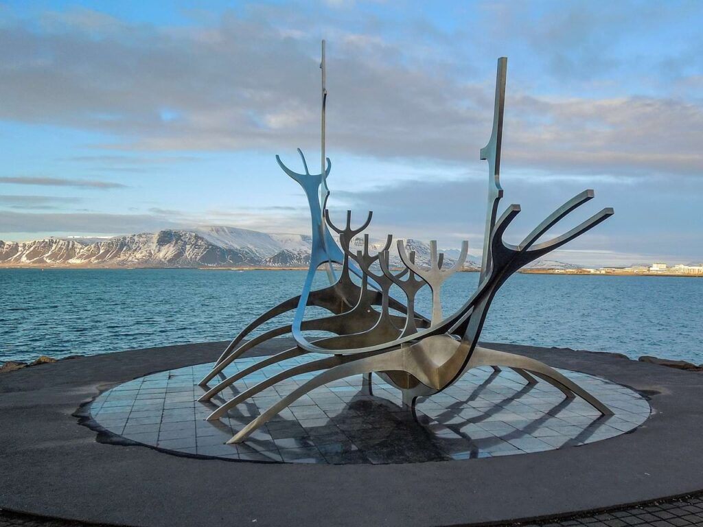 Sun Voyager sculpture Iceland travel